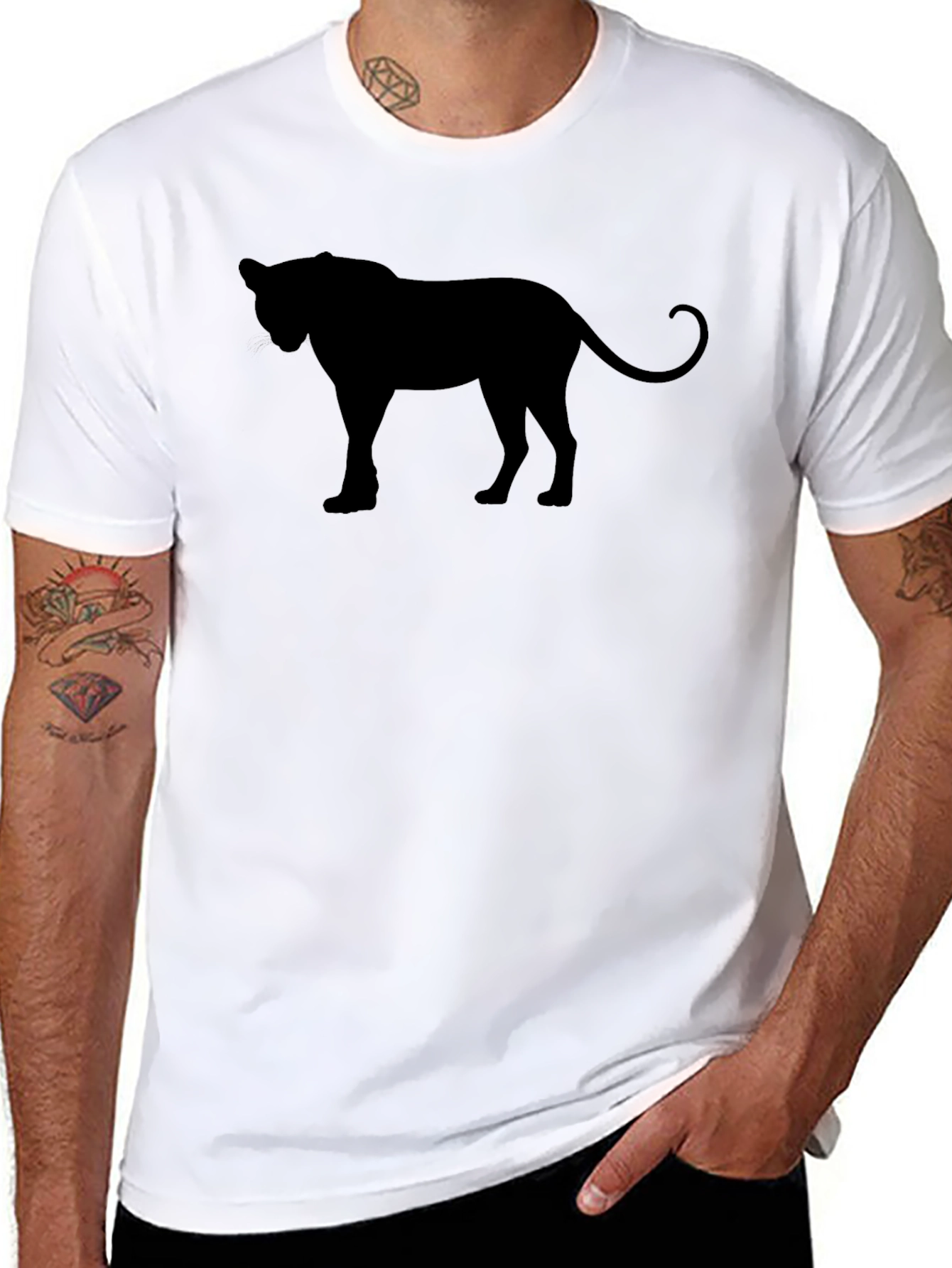 Black Panther Graphic Tee - Stylish Mens T-Shirt