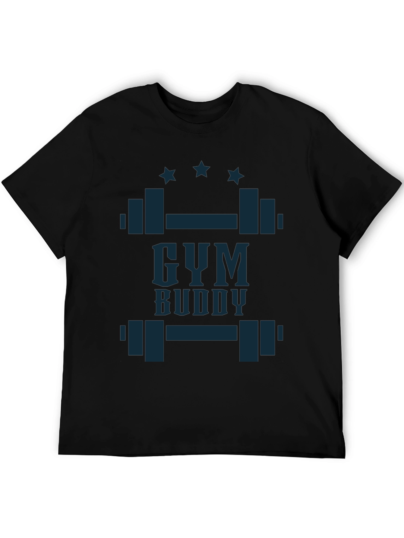 Gym Buddy Graphic Tee - Black