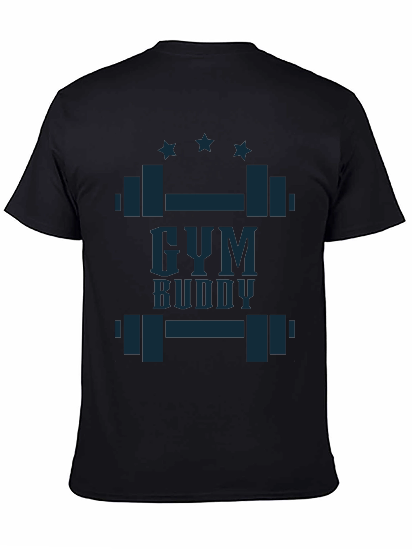Gym Buddy Graphic Tee - Black