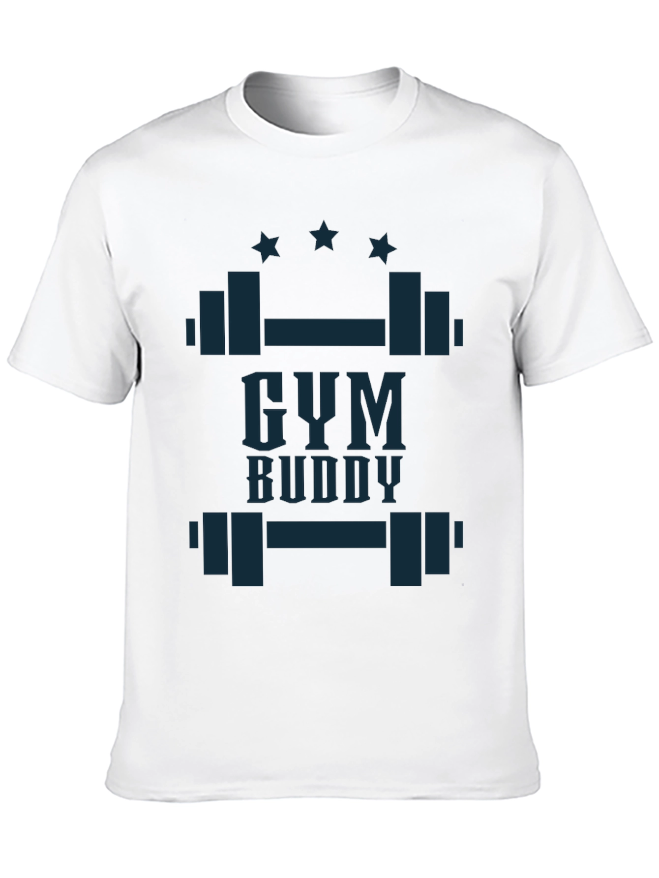 Gym Buddy Graphic Tee - Black
