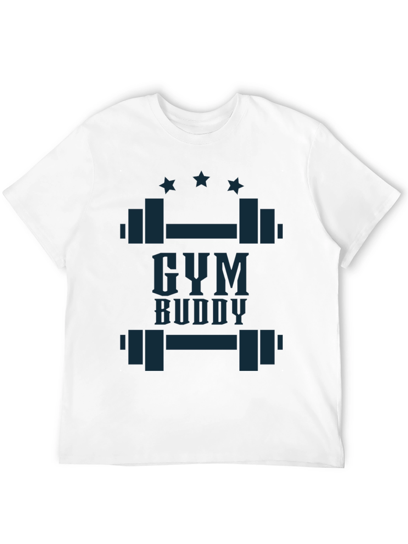 Gym Buddy Graphic Tee - Black