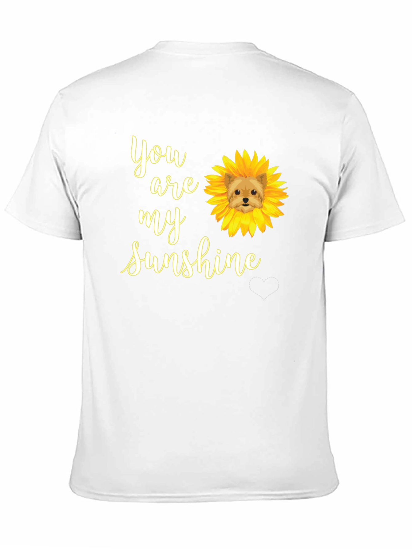 You Are My Sunshine Dog Sunflower T-Shirt