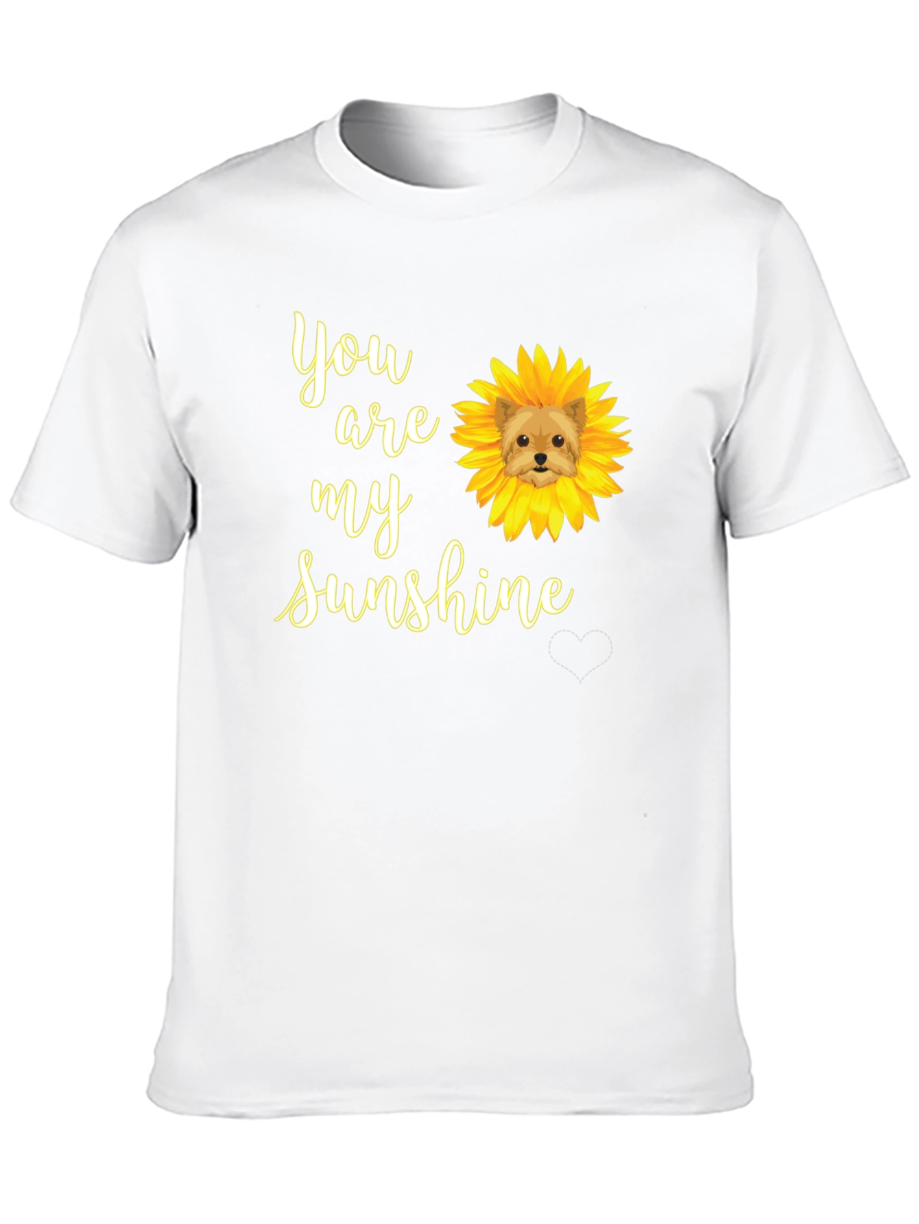 You Are My Sunshine Dog Sunflower T-Shirt