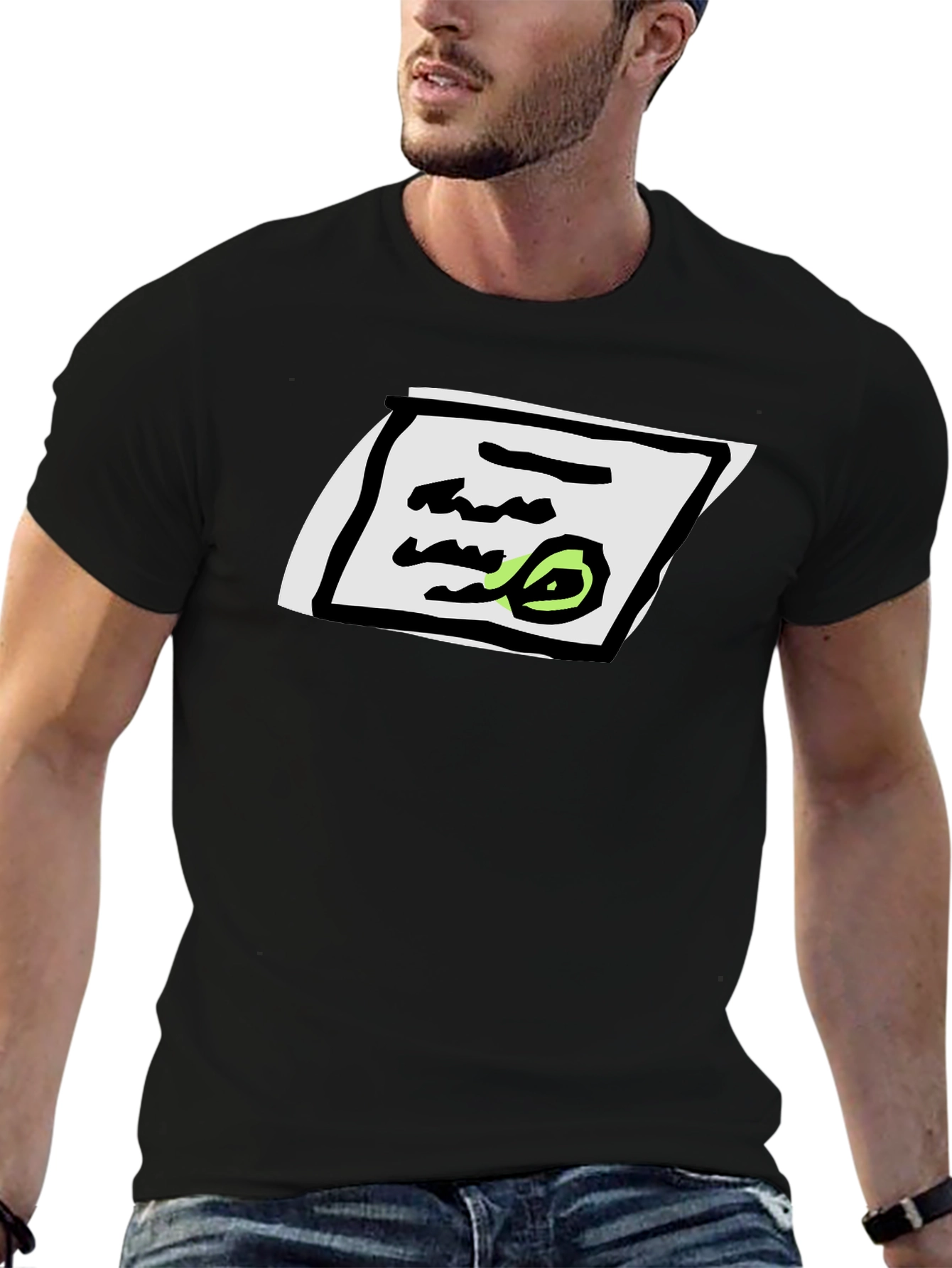Novelty Graphic Print T-Shirt - Unisex
