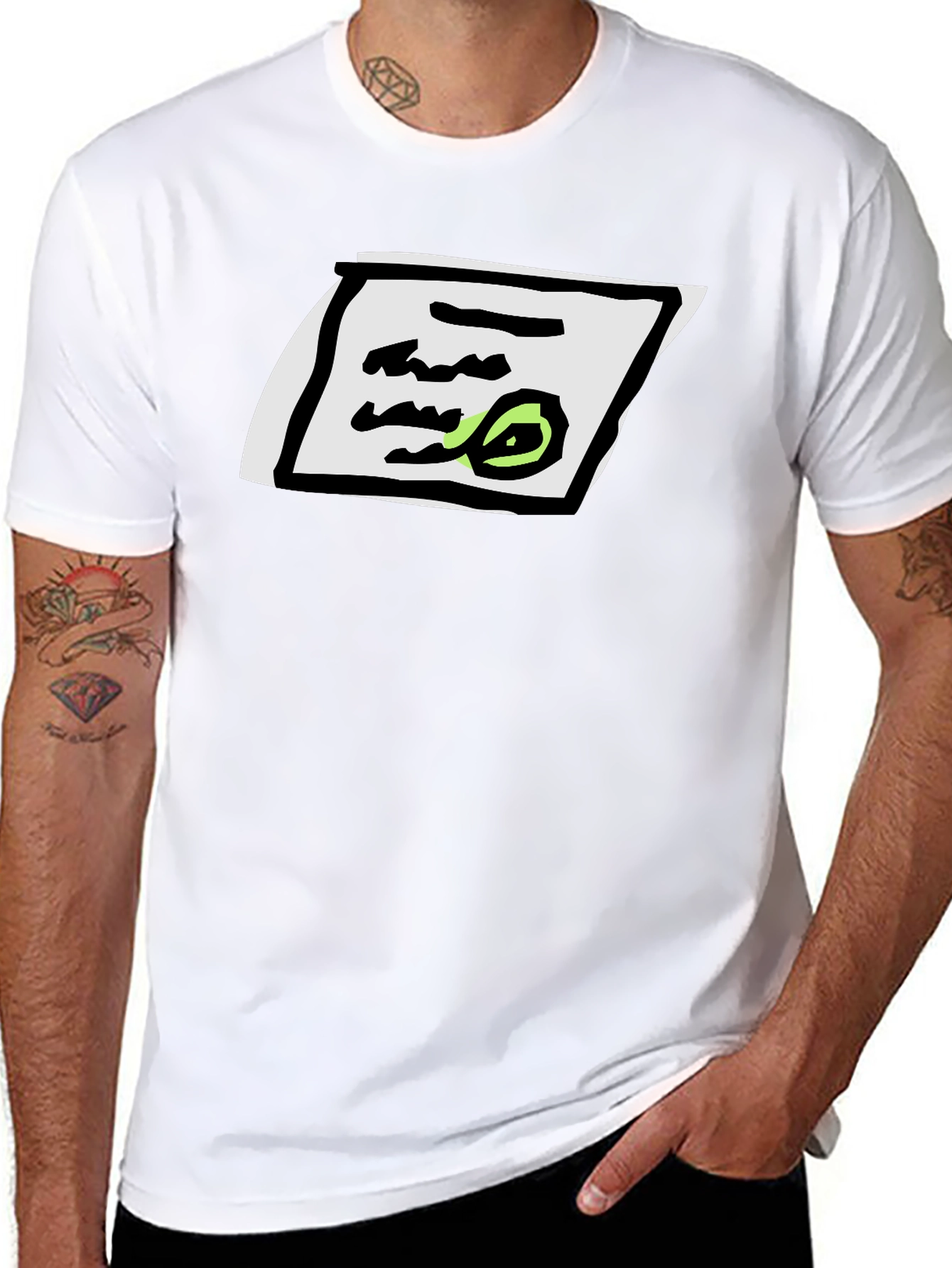 Novelty Graphic Print T-Shirt - Unisex