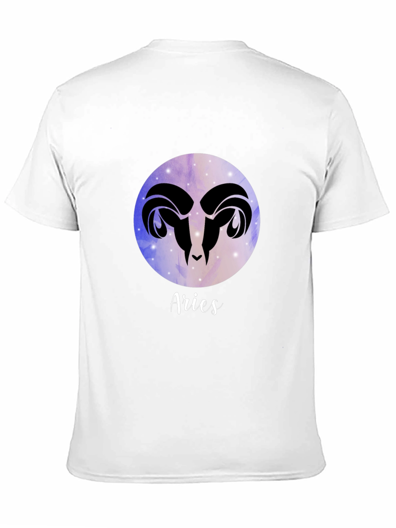 Aries Zodiac Black Graphic Tee