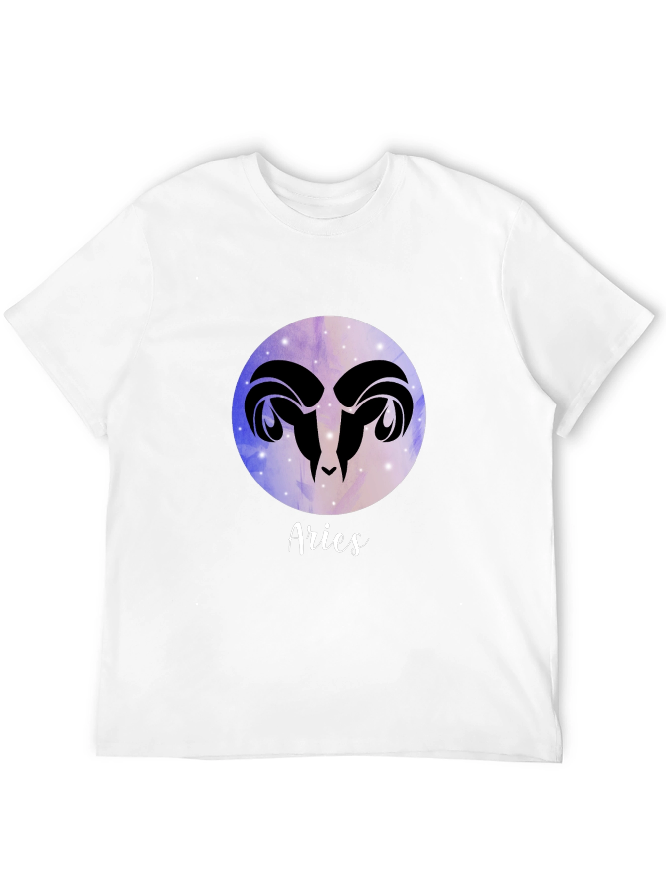 Aries Zodiac Black Graphic Tee