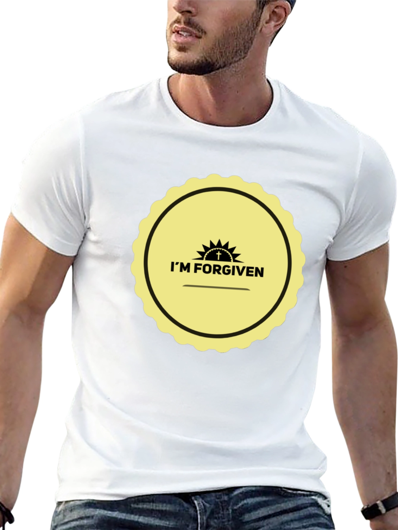 Im Forgiven Graphic Tee - Black