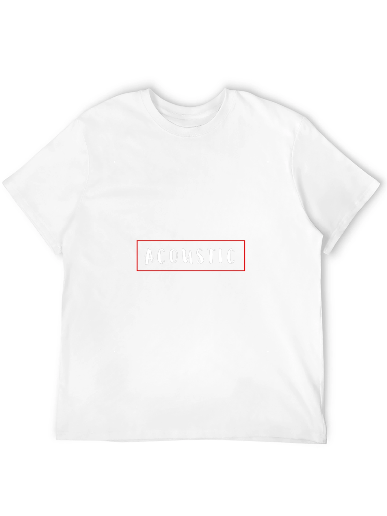 Acoustic Graphic Tee - Soft Black Cotton
