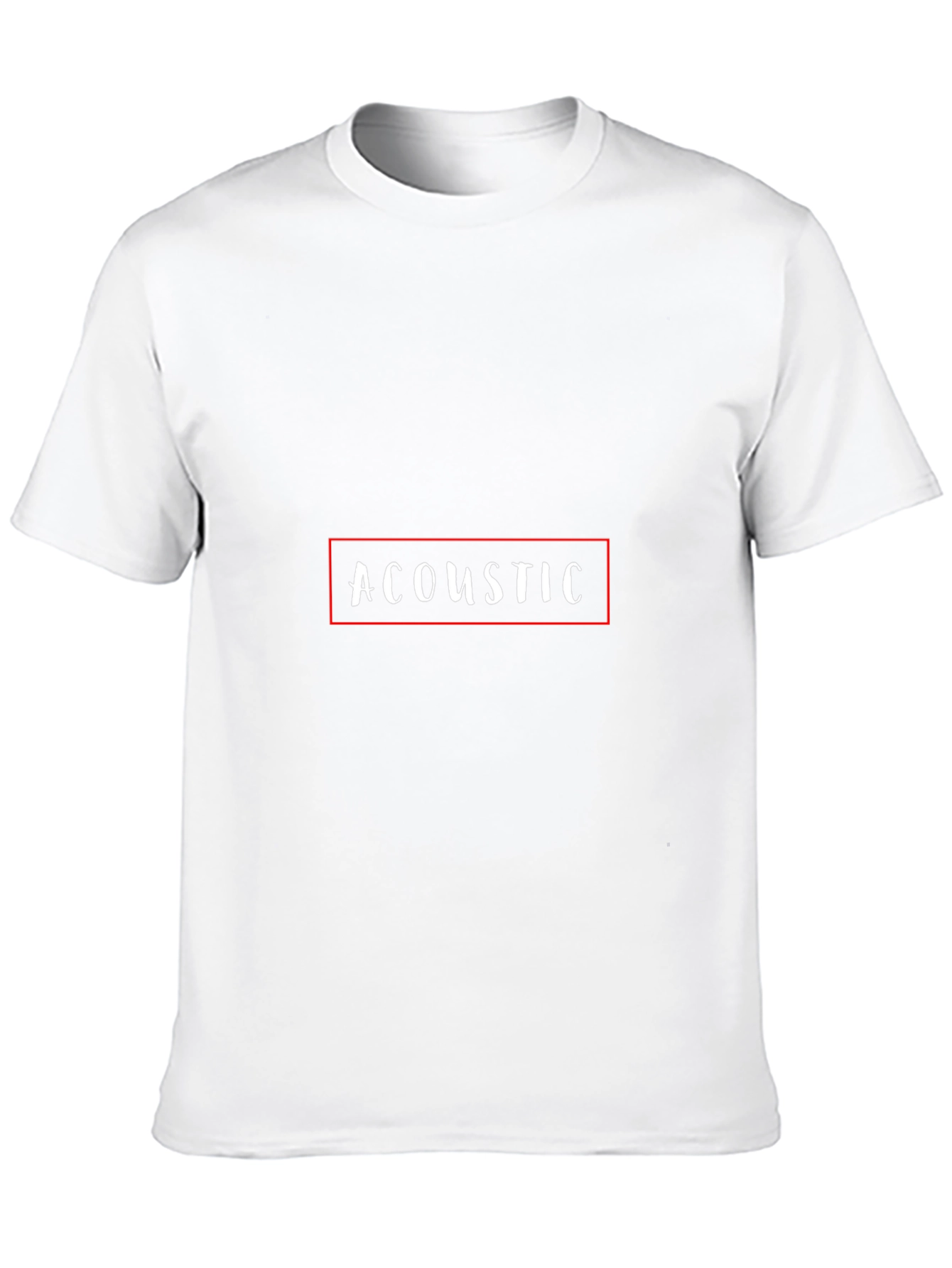 Acoustic Graphic Tee - Soft Black Cotton