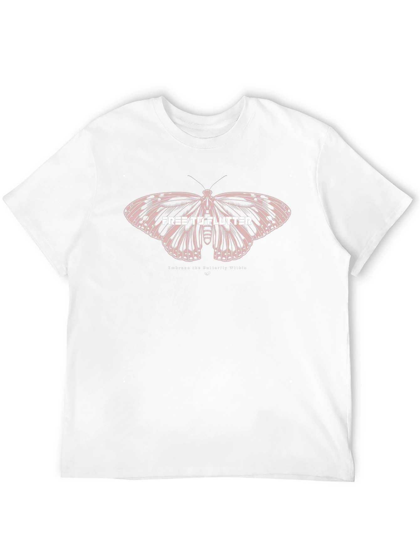 Free To Flutter Black Graphic T-Shirt