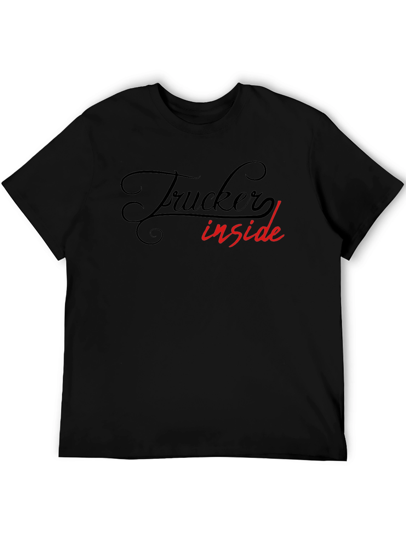 Trucker Inside Graphic T-Shirt - Bold Statement Tee