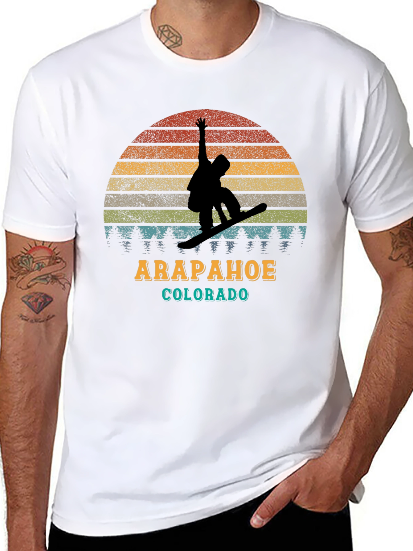 Arapahoe Colorado Snowboarder T-Shirt