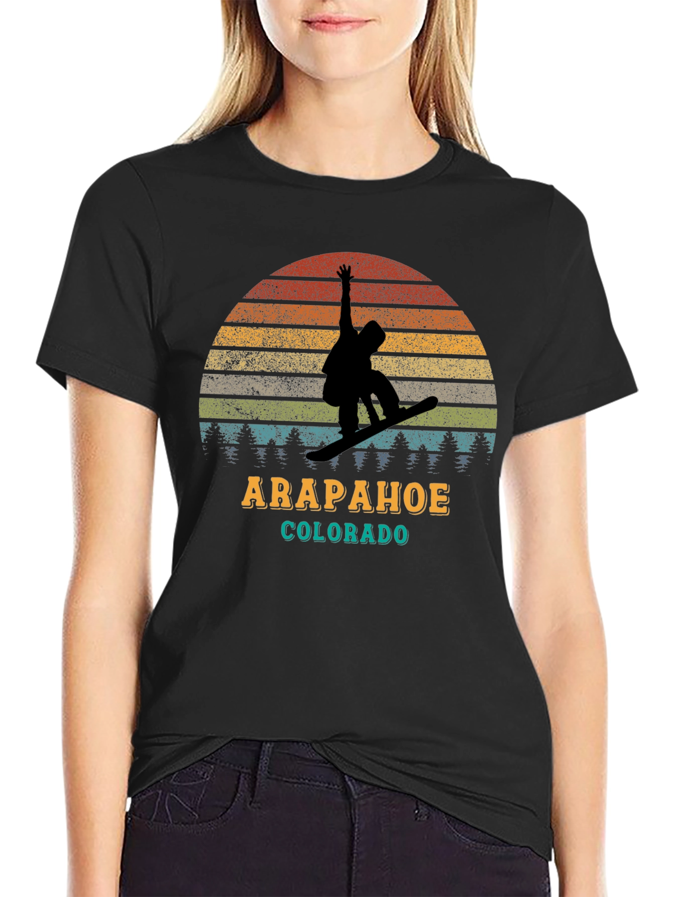 Arapahoe Colorado Snowboarder T-Shirt