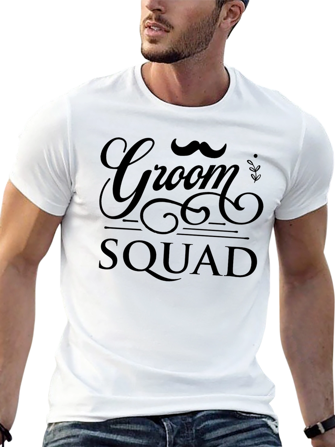 Groom Squad Crewneck T-Shirt