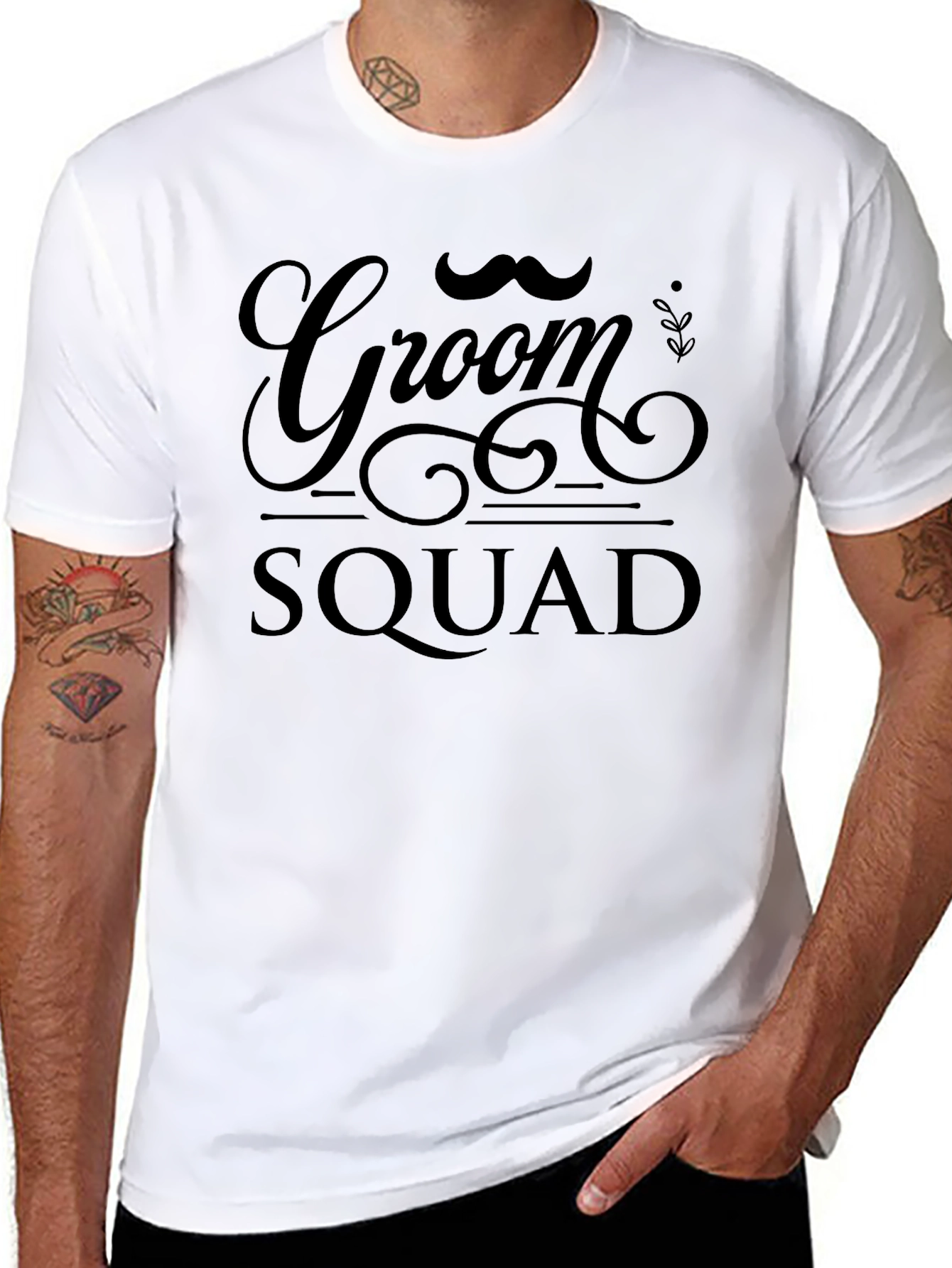 Groom Squad Crewneck T-Shirt
