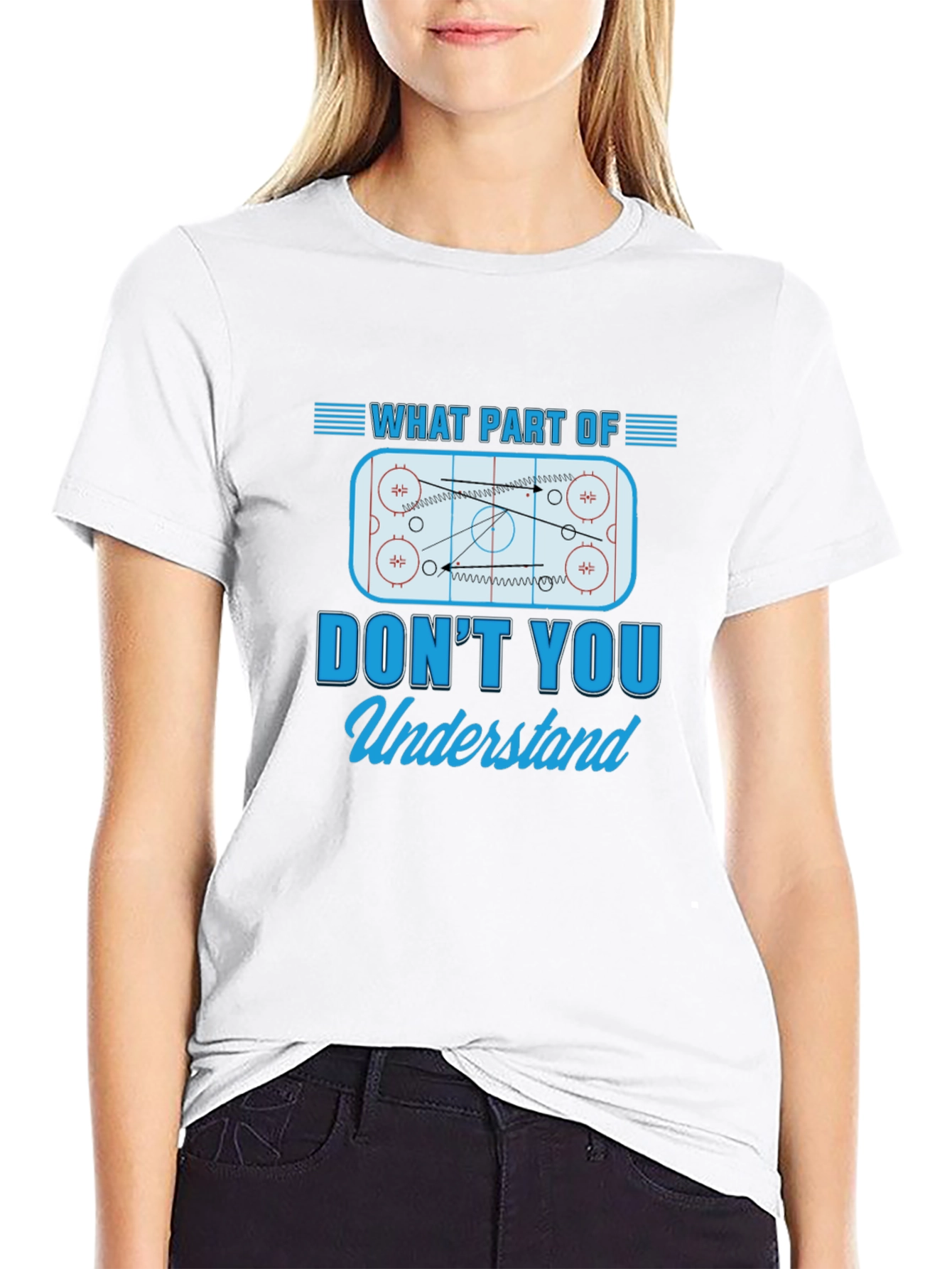 Hockey Play Design T-Shirt
