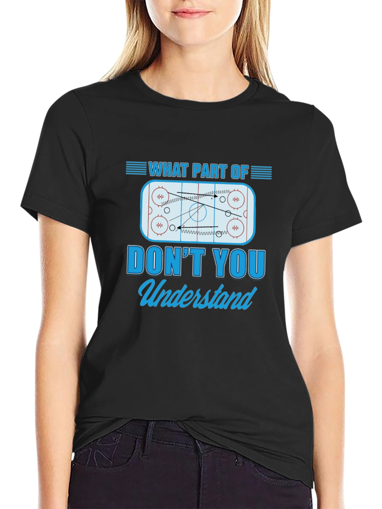 Hockey Play Design T-Shirt