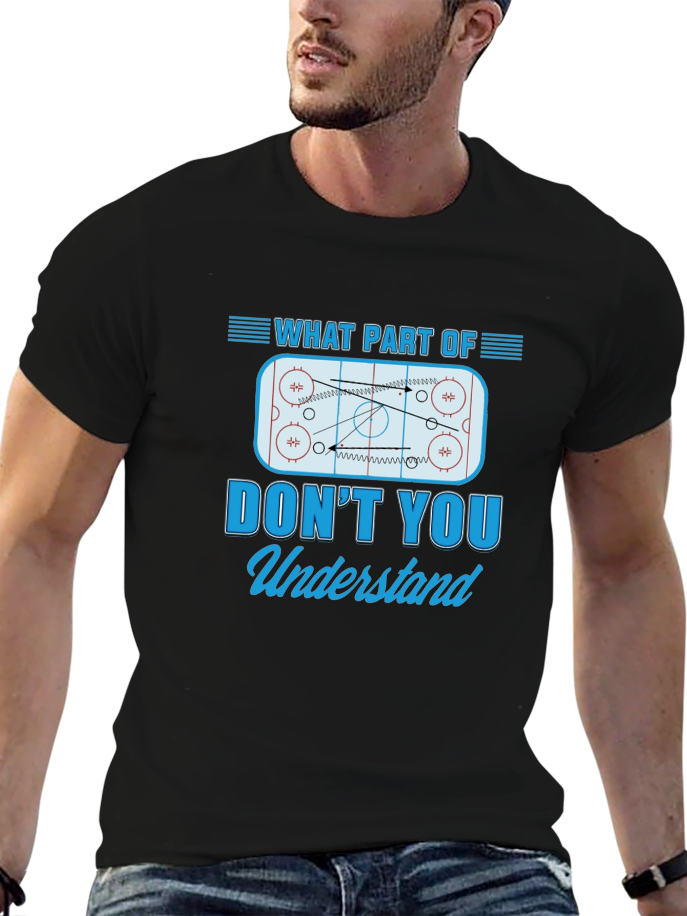 Hockey Play Design T-Shirt