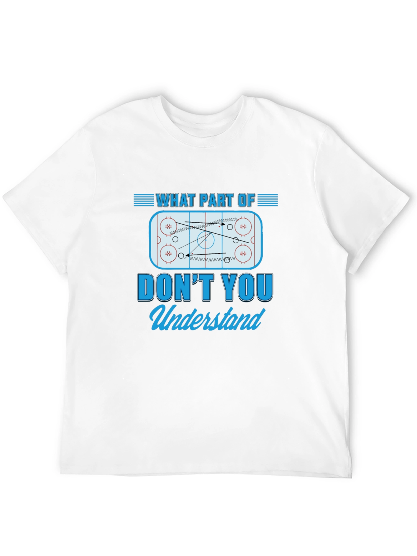 Hockey Play Design T-Shirt