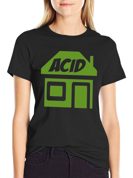 Acid House T-Shirt - Black Graphic Tee