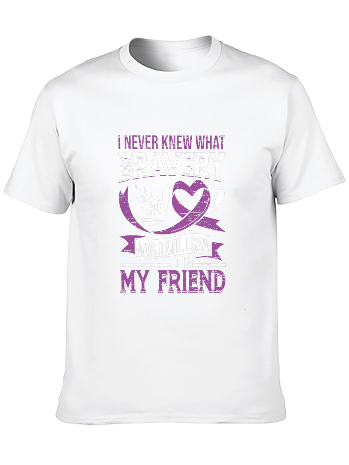 Bravery My Friend T-Shirt Black