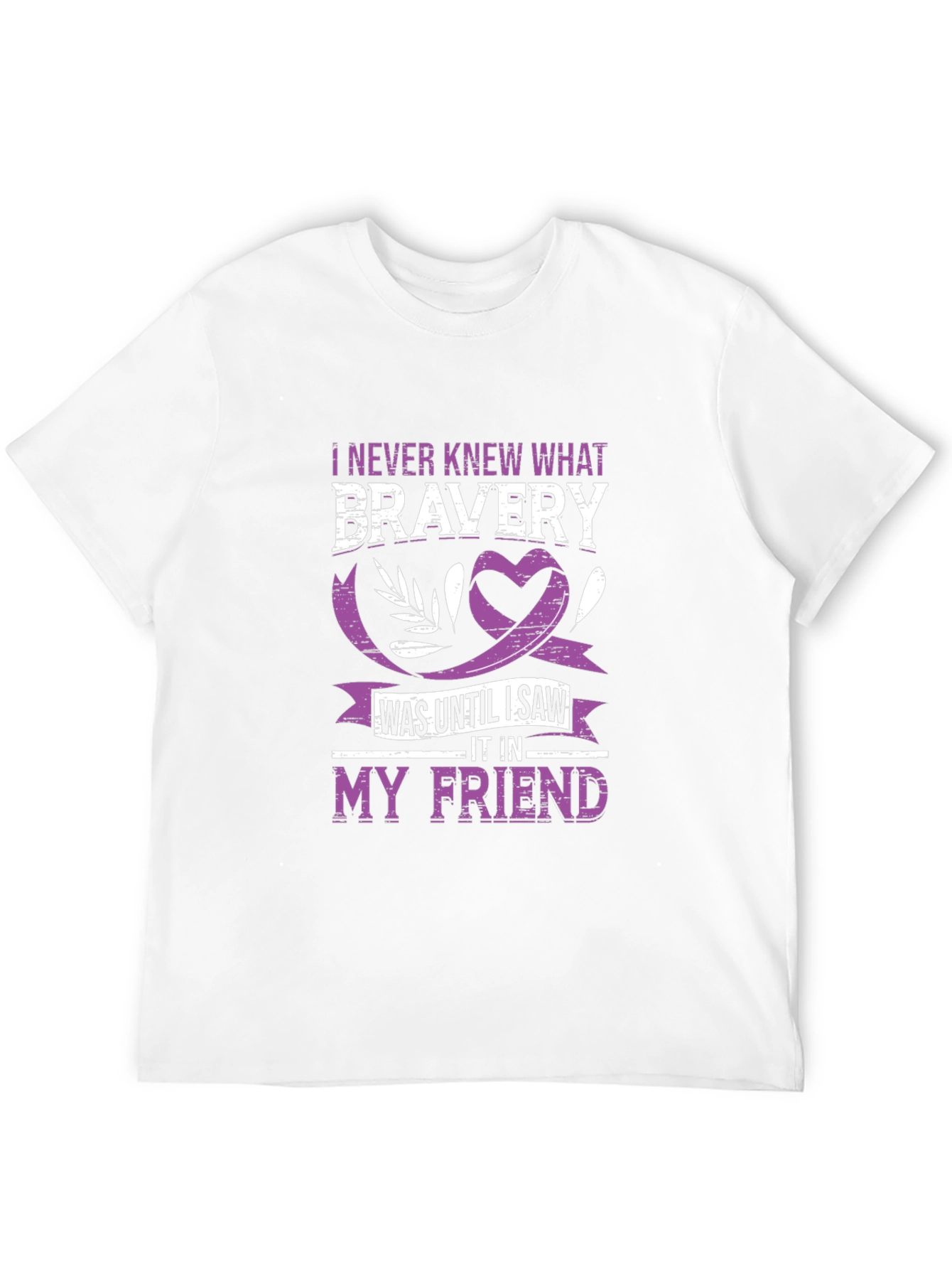 Bravery My Friend T-Shirt Black
