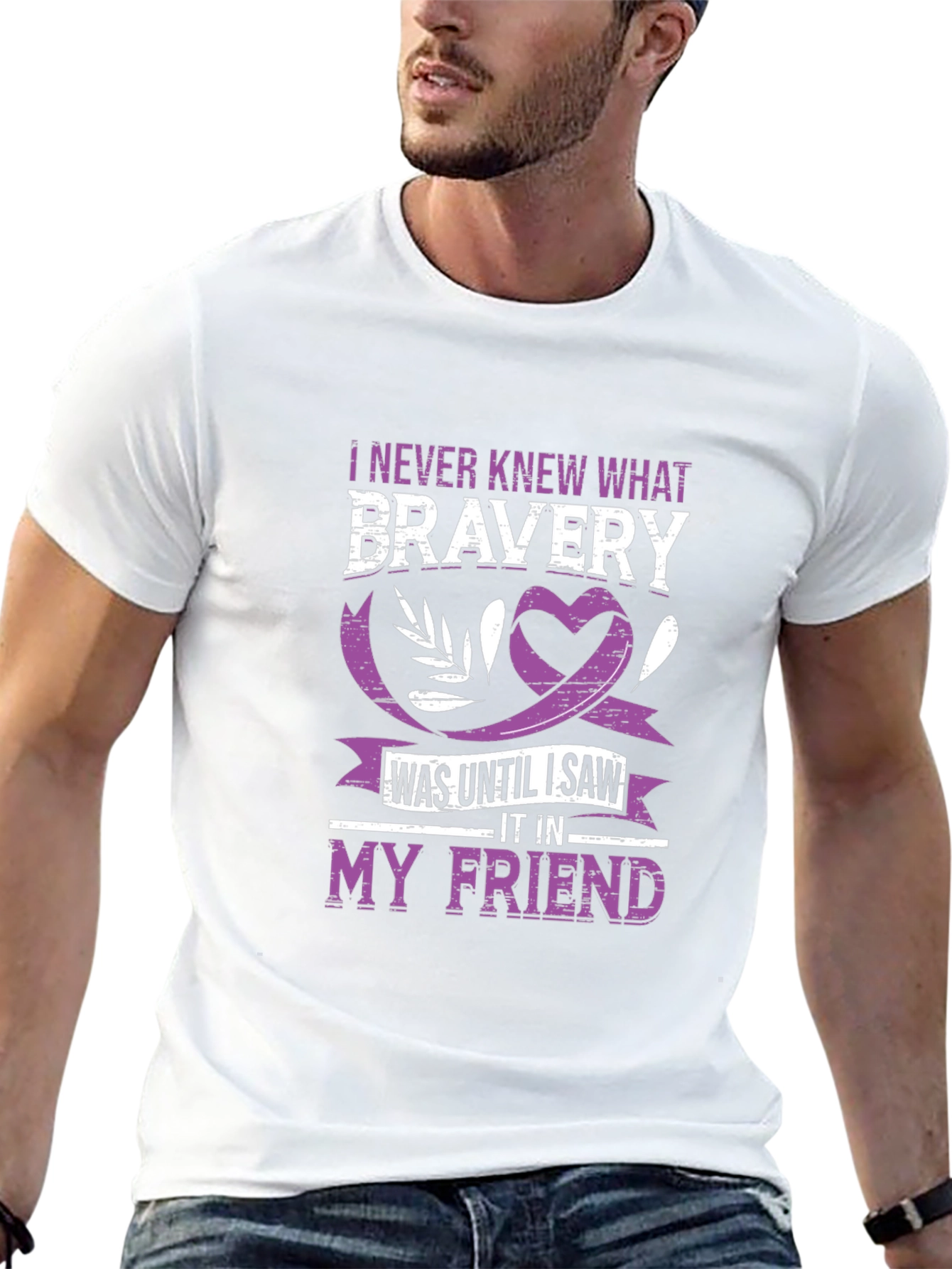 Bravery My Friend T-Shirt Black