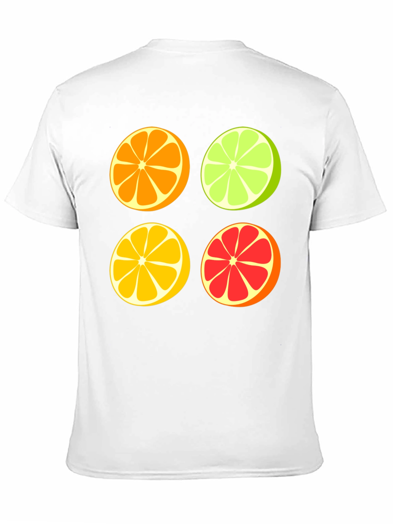 Citrus Slices Graphic Tee - Fresh & Fun