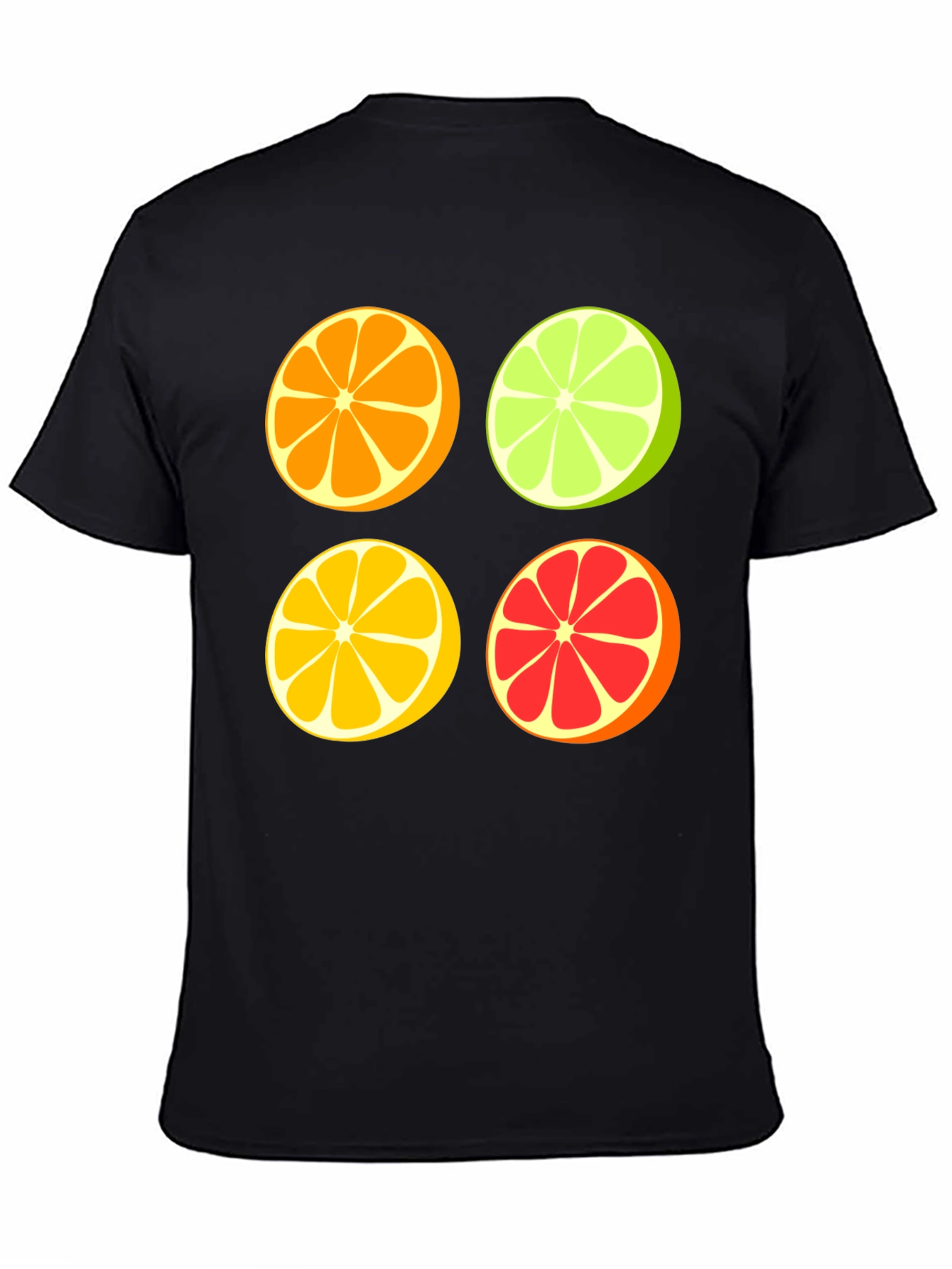 Citrus Slices Graphic Tee - Fresh & Fun