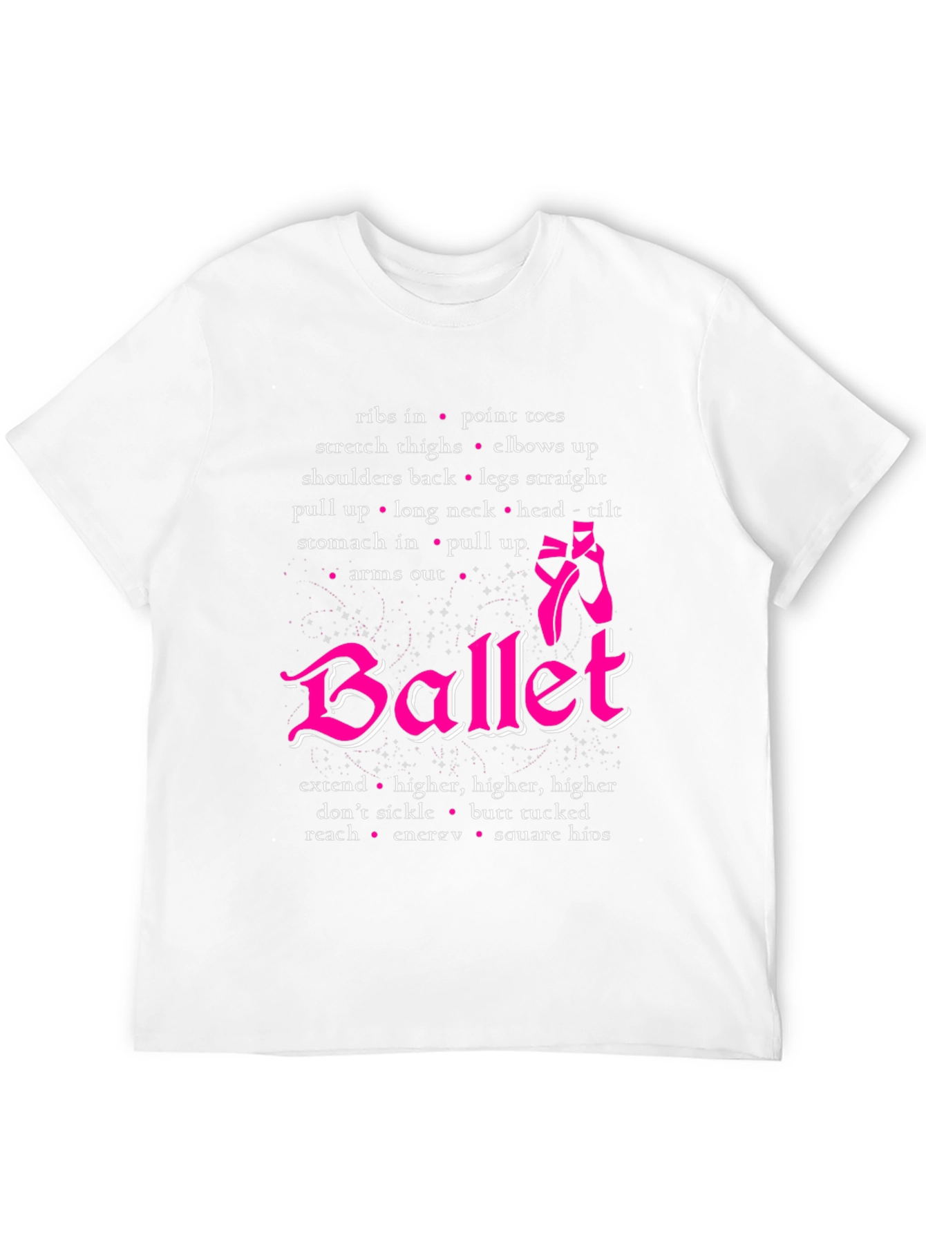 Ballet Dancer T-Shirt Ballet Positions Tee