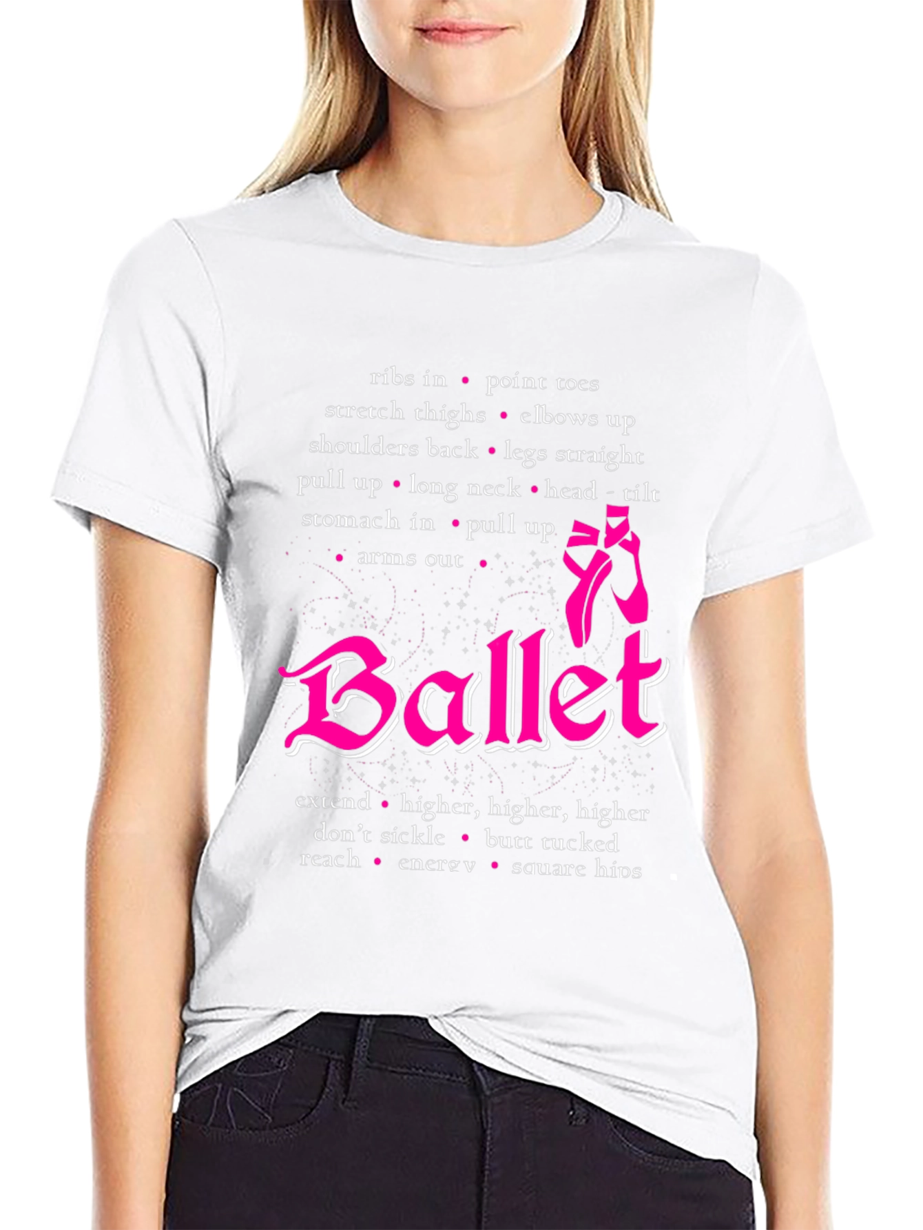 Ballet Dancer T-Shirt Ballet Positions Tee