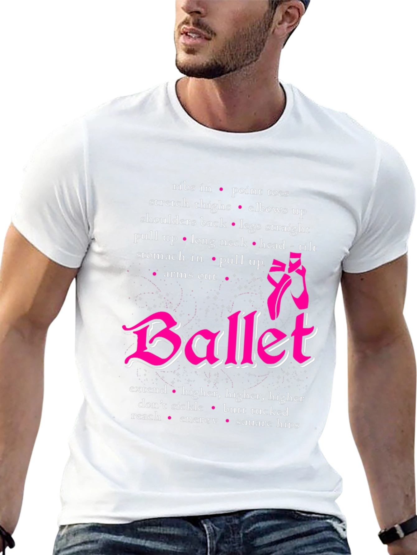 Ballet Dancer T-Shirt Ballet Positions Tee