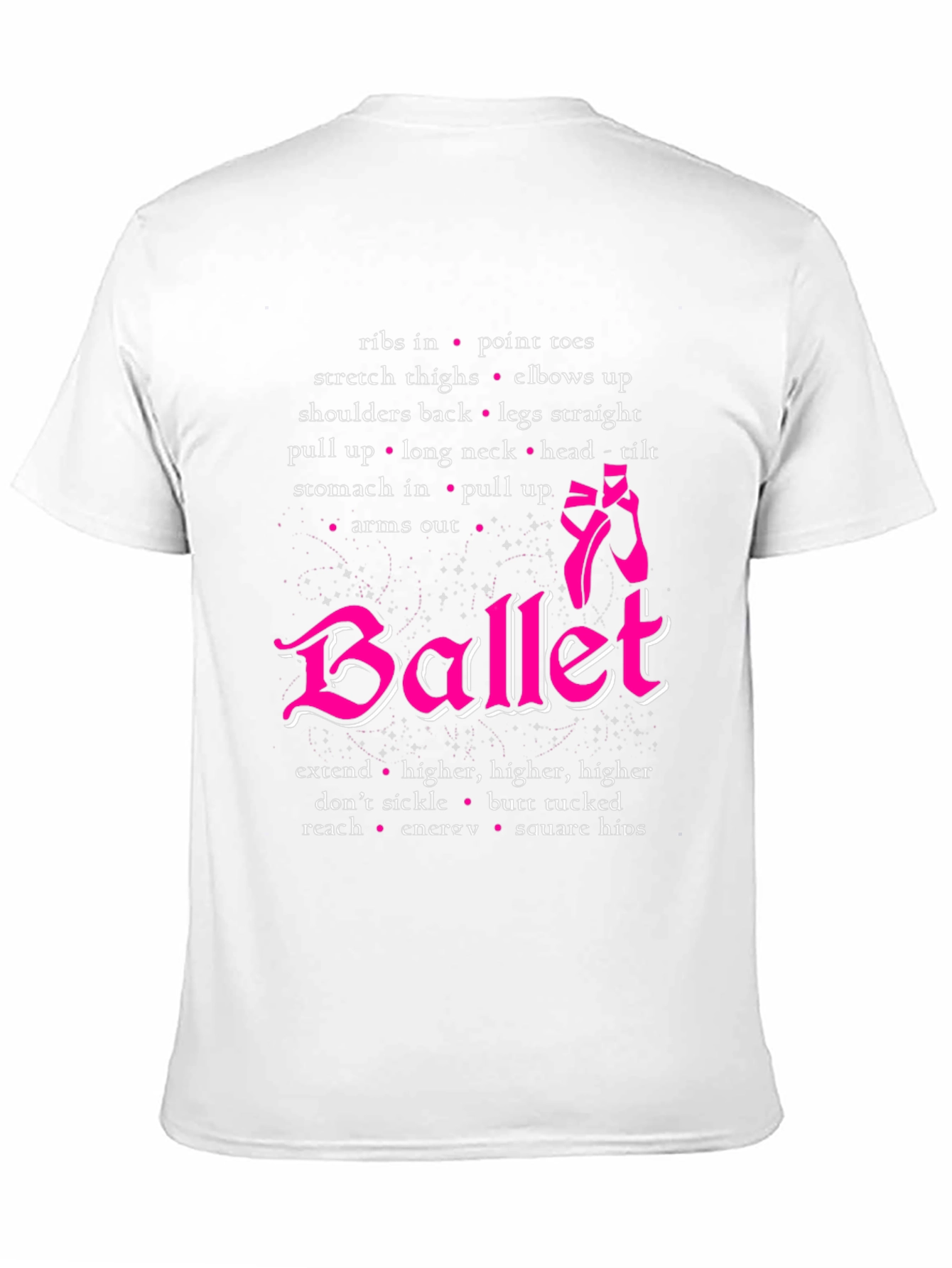 Ballet Dancer T-Shirt Ballet Positions Tee