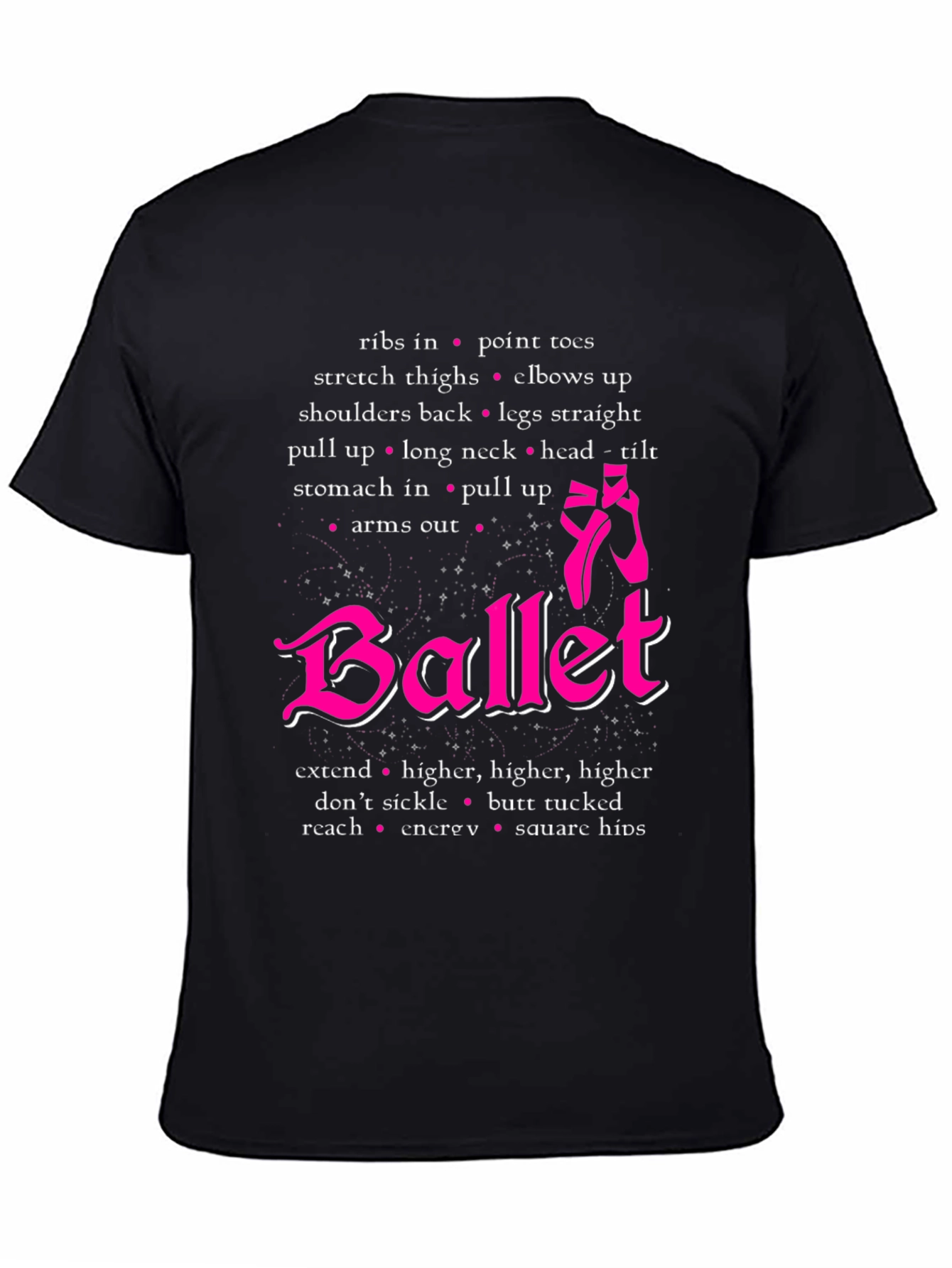 Ballet Dancer T-Shirt Ballet Positions Tee