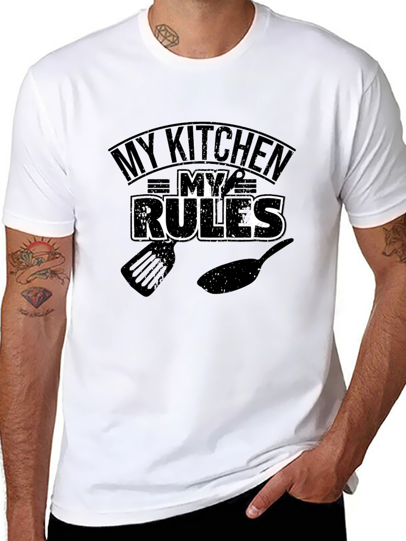 My Kitchen My Rules T-Shirt - Funny Chef Tee