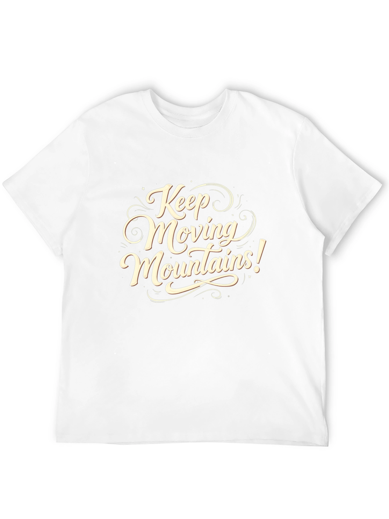 Keep Moving Mountains Graphic Tee - Motivational Shirt