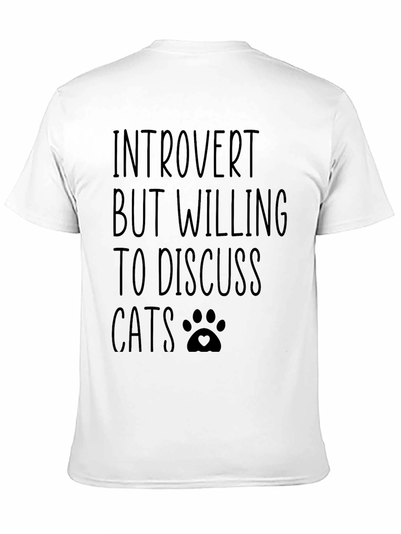 Introvert Cat Lover T-Shirt