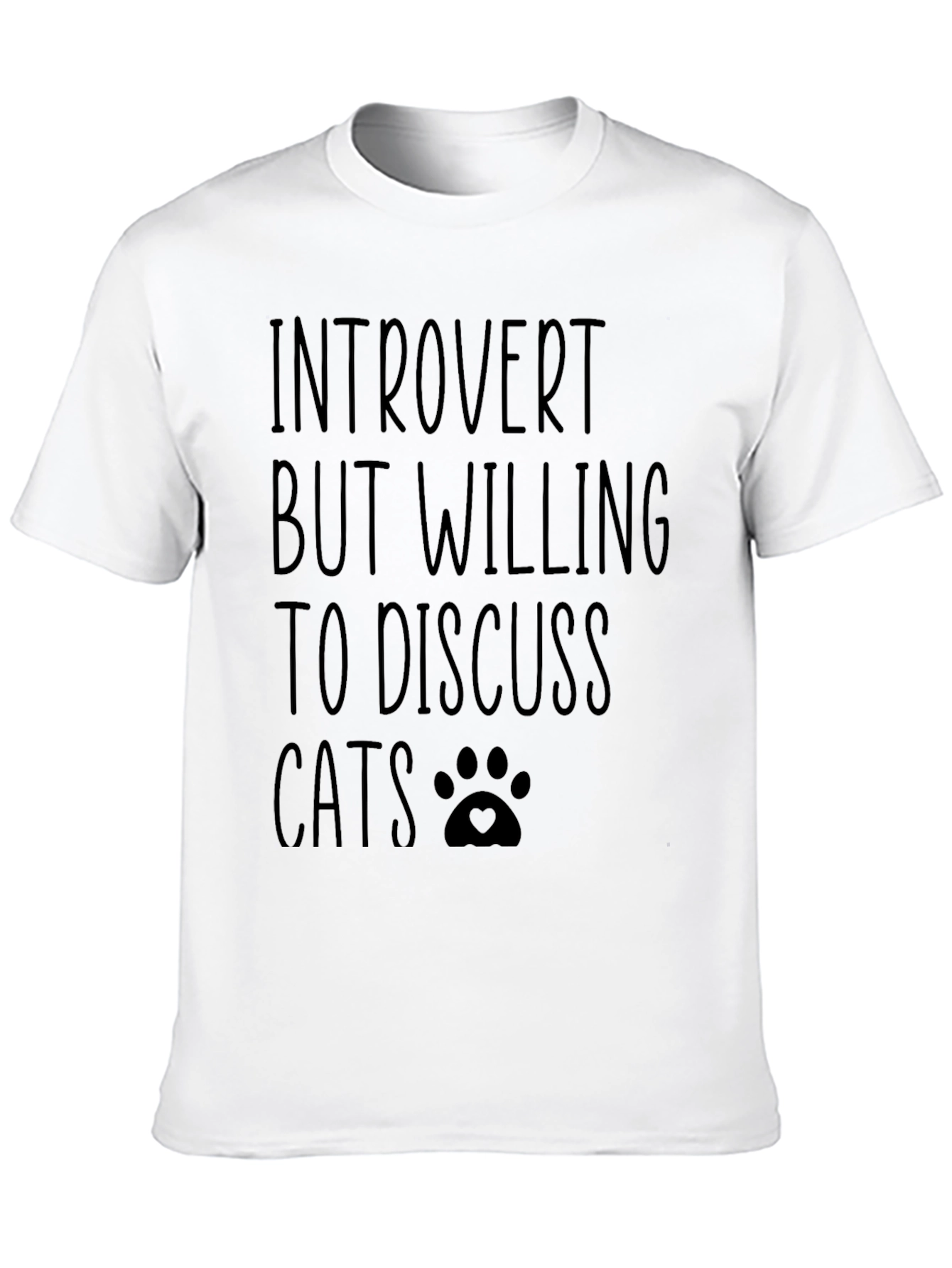 Introvert Cat Lover T-Shirt