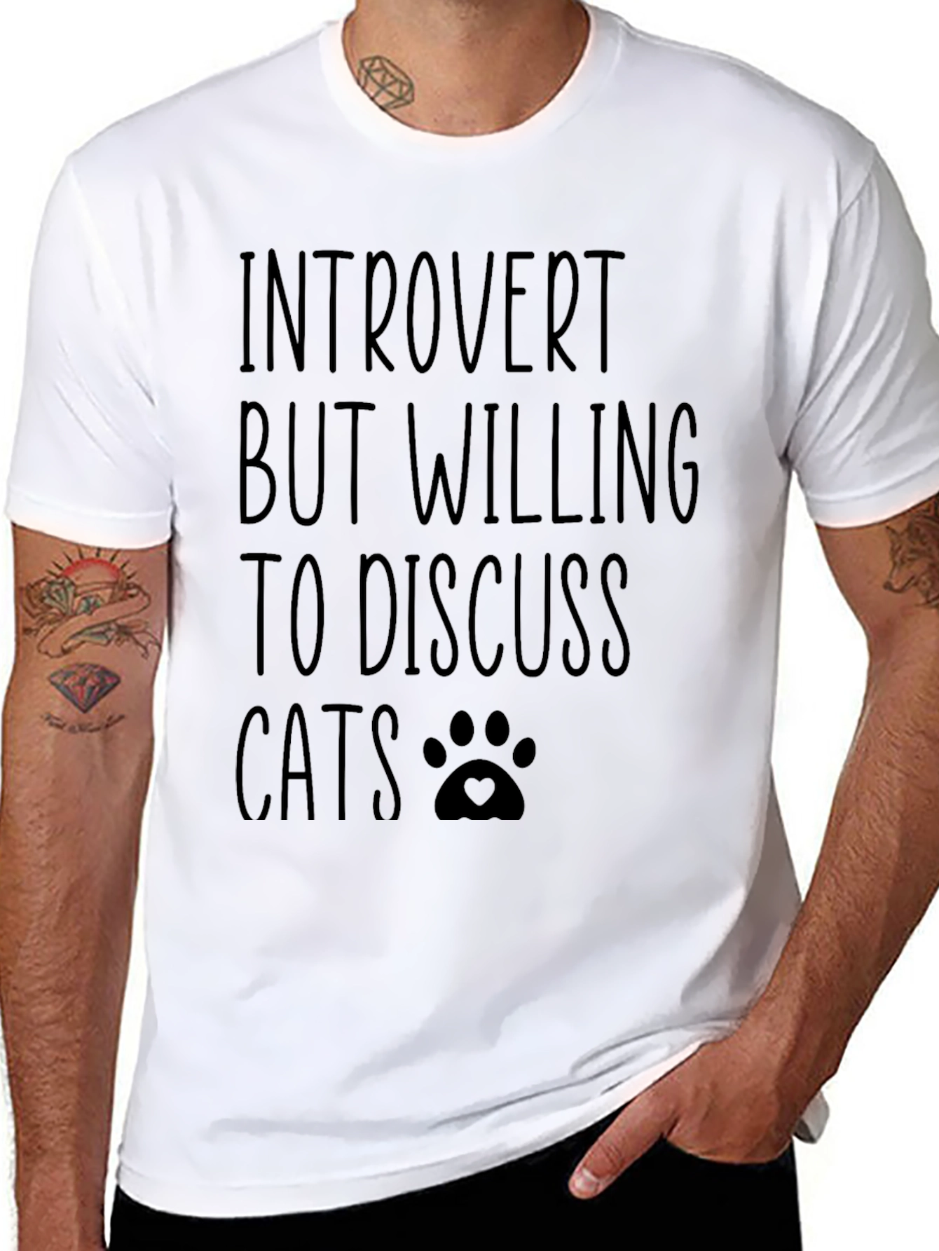 Introvert Cat Lover T-Shirt