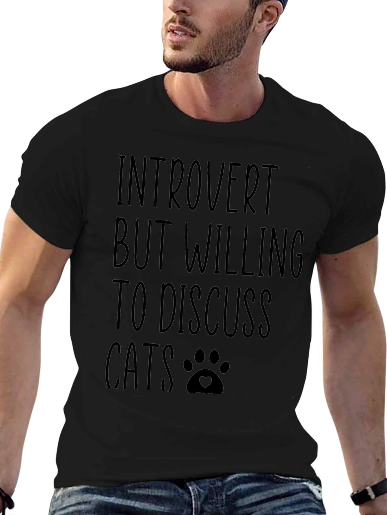 Introvert Cat Lover T-Shirt