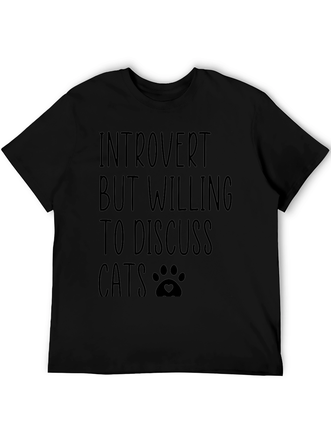 Introvert Cat Lover T-Shirt