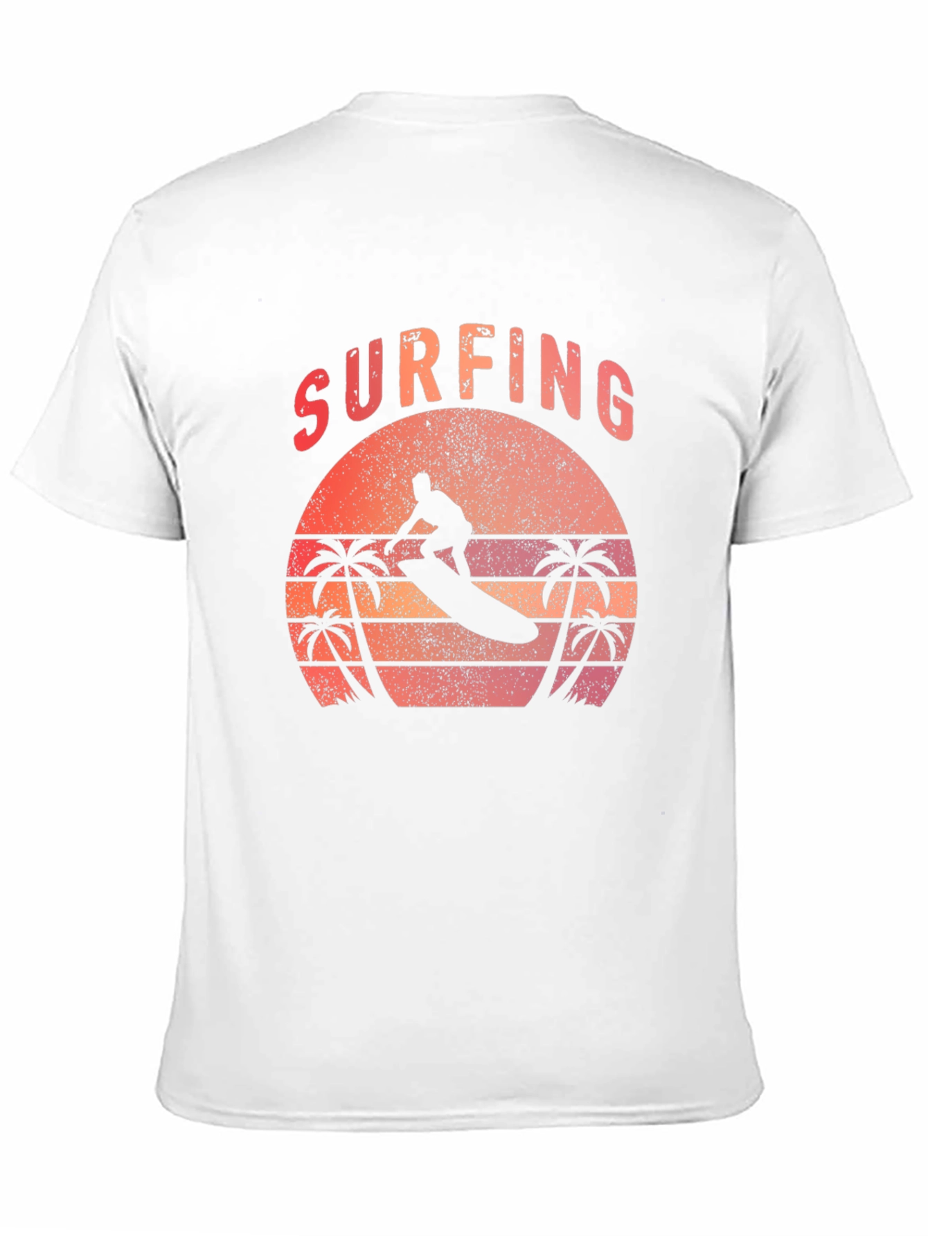 Surfing Sunset T-Shirt - Retro Beach Style
