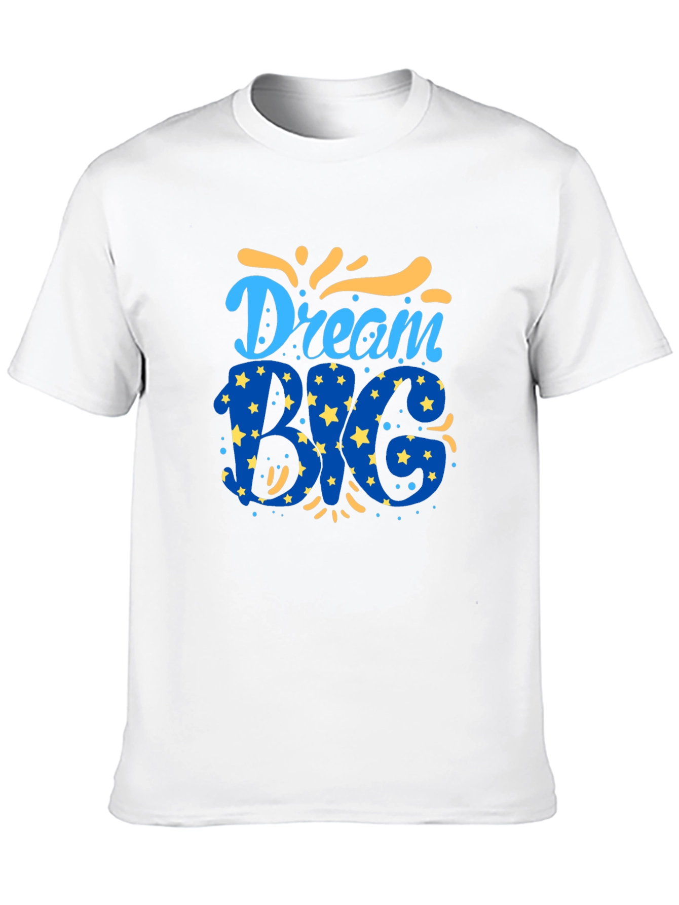 Dream Big Graphic Tee - Black Cotton Blend