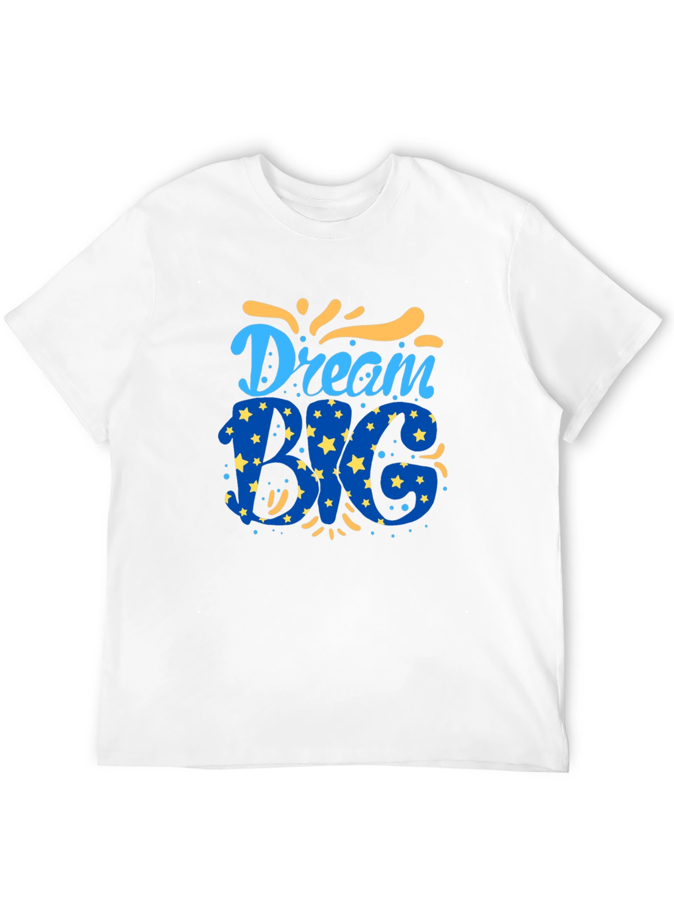 Dream Big Graphic Tee - Black Cotton Blend