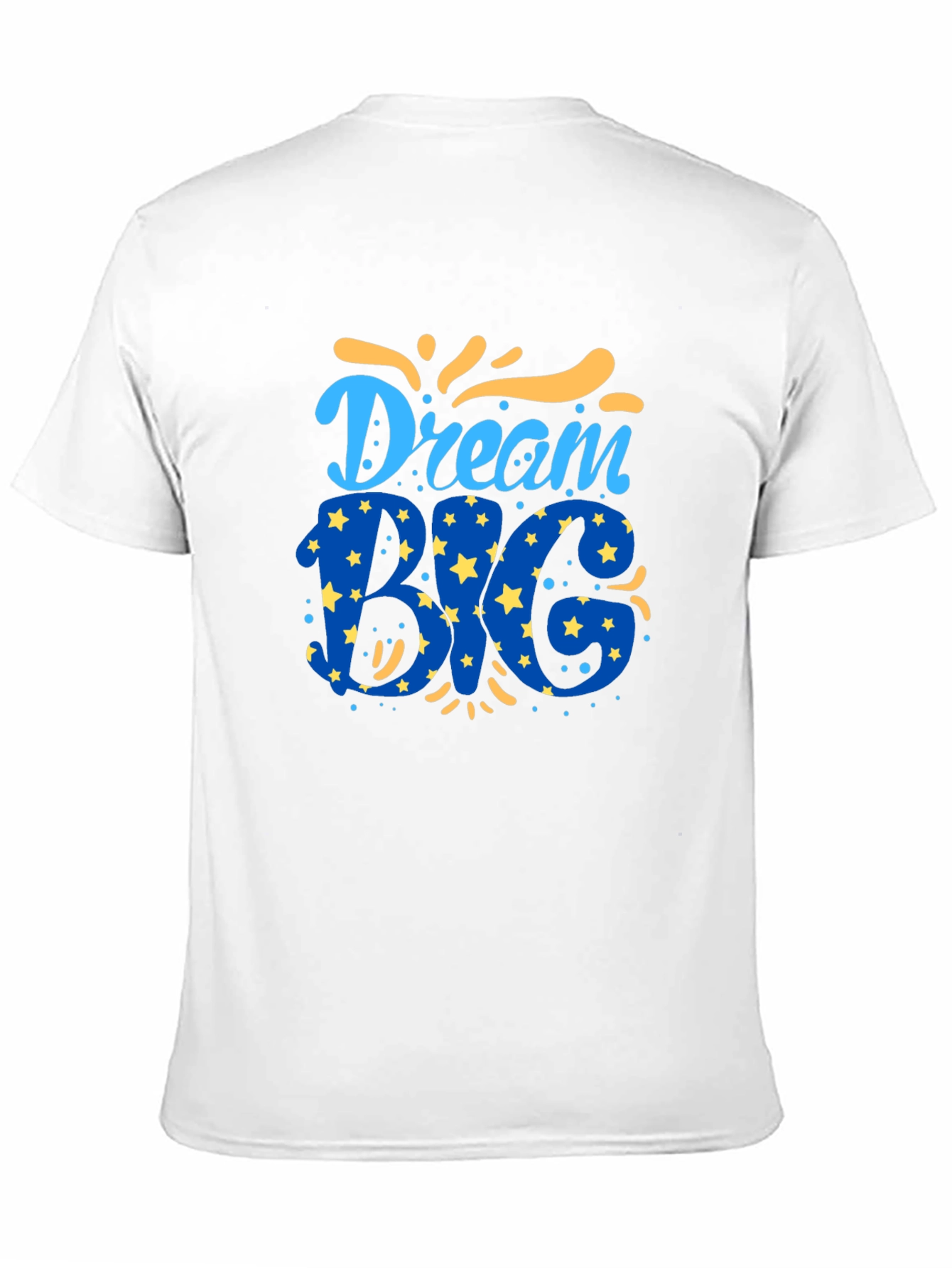 Dream Big Graphic Tee - Black Cotton Blend