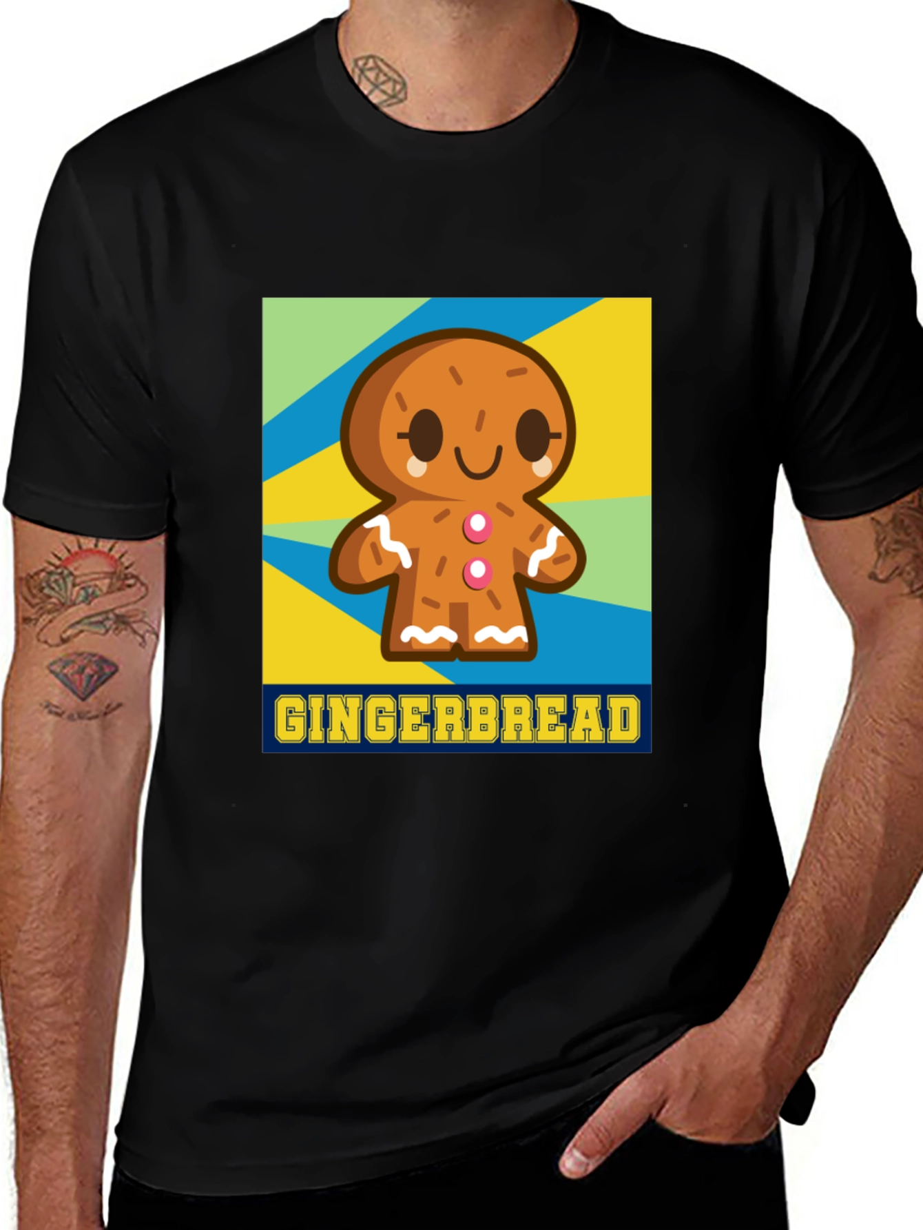 Gingerbread Graphic T-Shirt