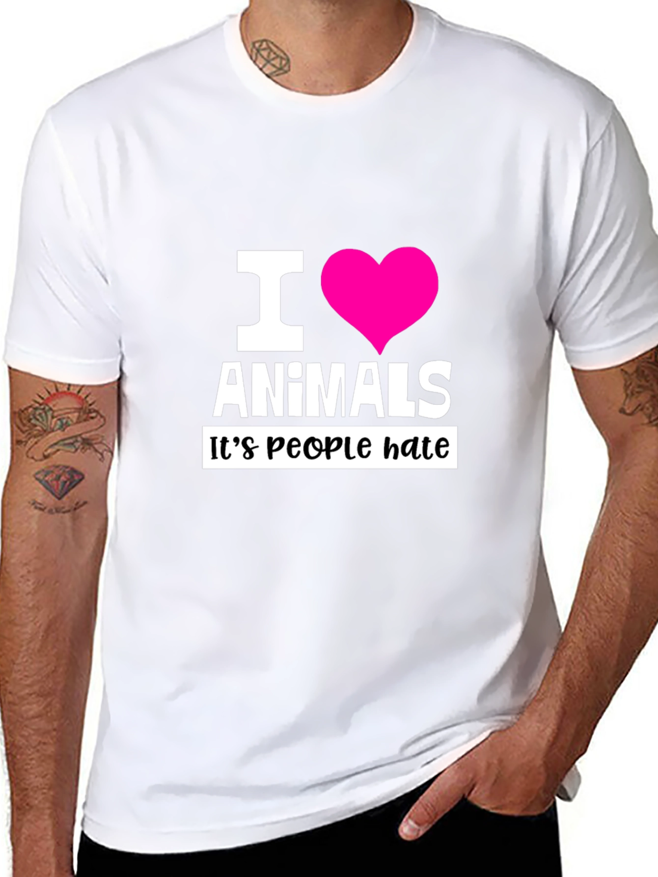 I Love Animals Graphic Tee