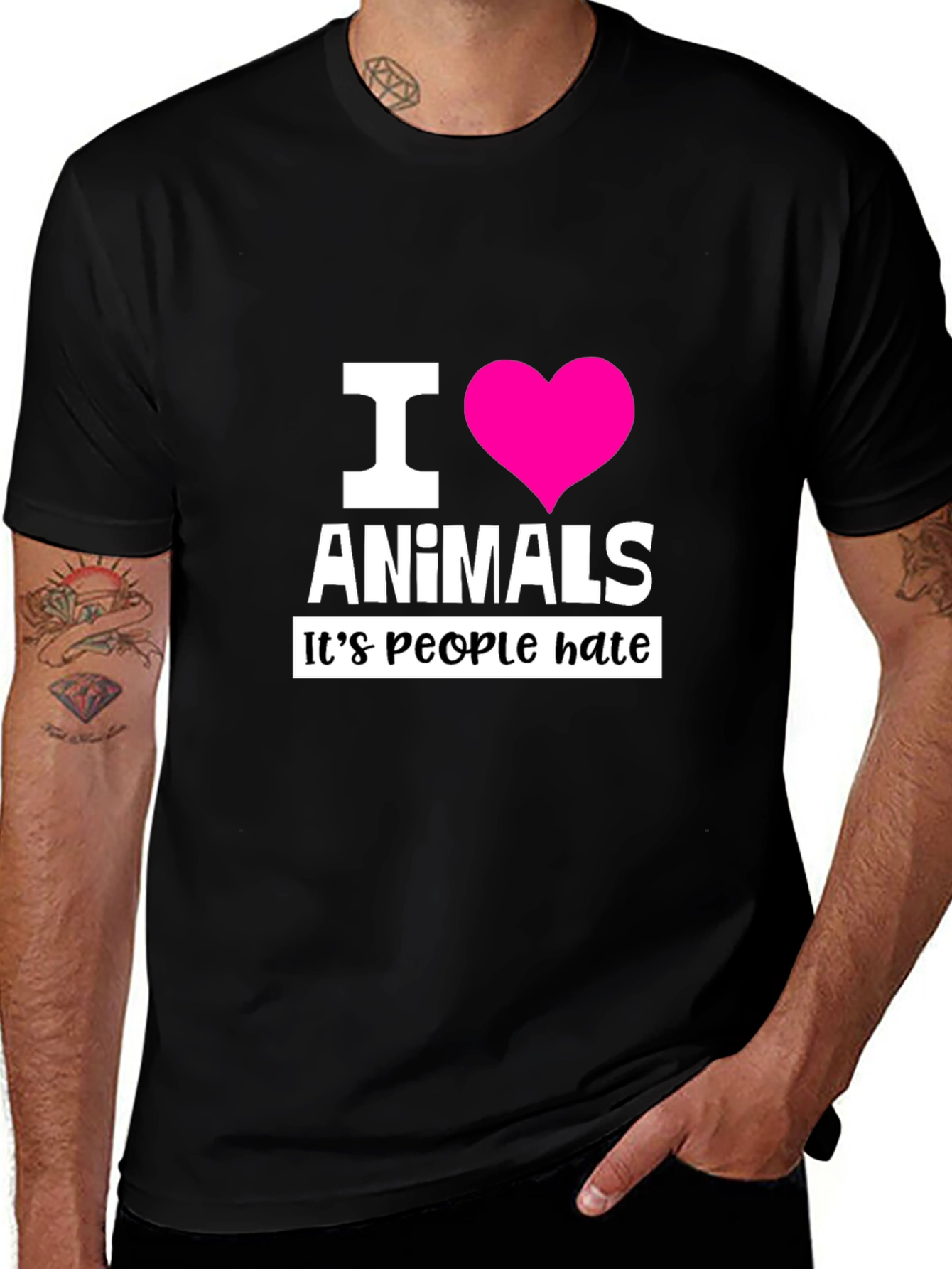 I Love Animals Graphic Tee