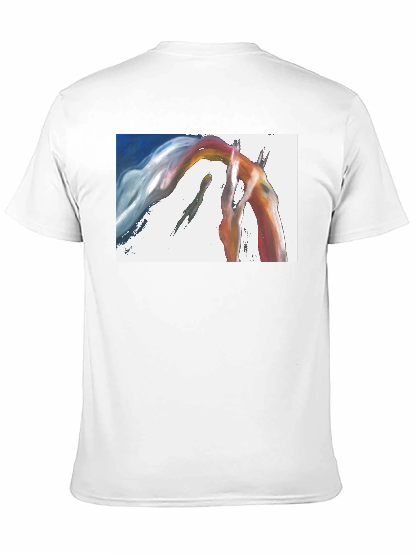 Abstract Arch Graphic Black T-Shirt